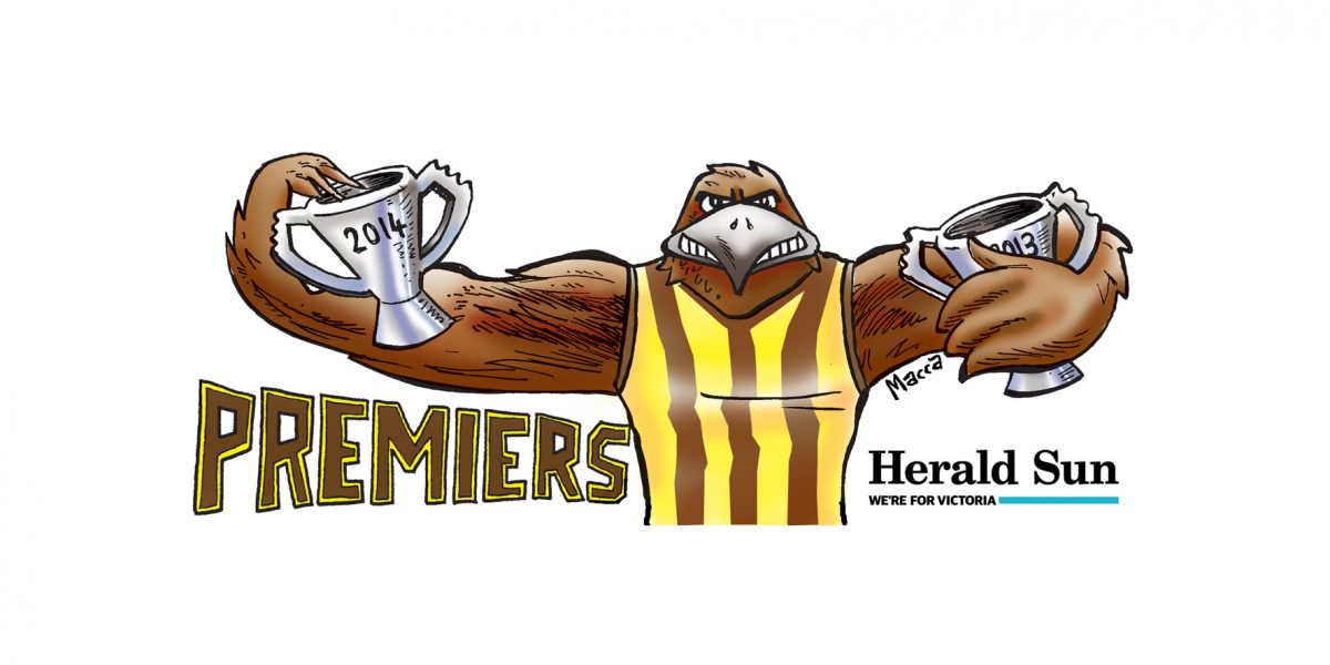 hawks premiership sticker